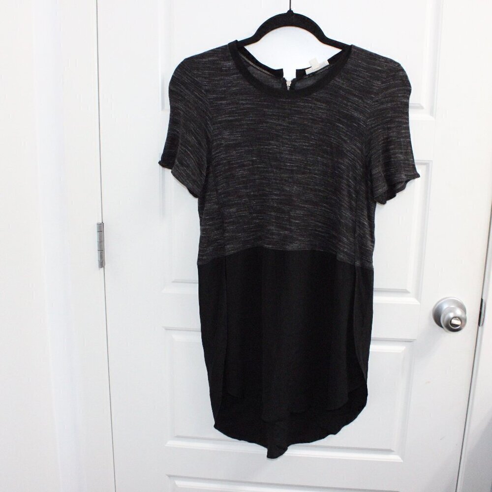 Aritzia Wilfred with‎ Silk Capucine Black Short sleeve T-Shirt Size Small